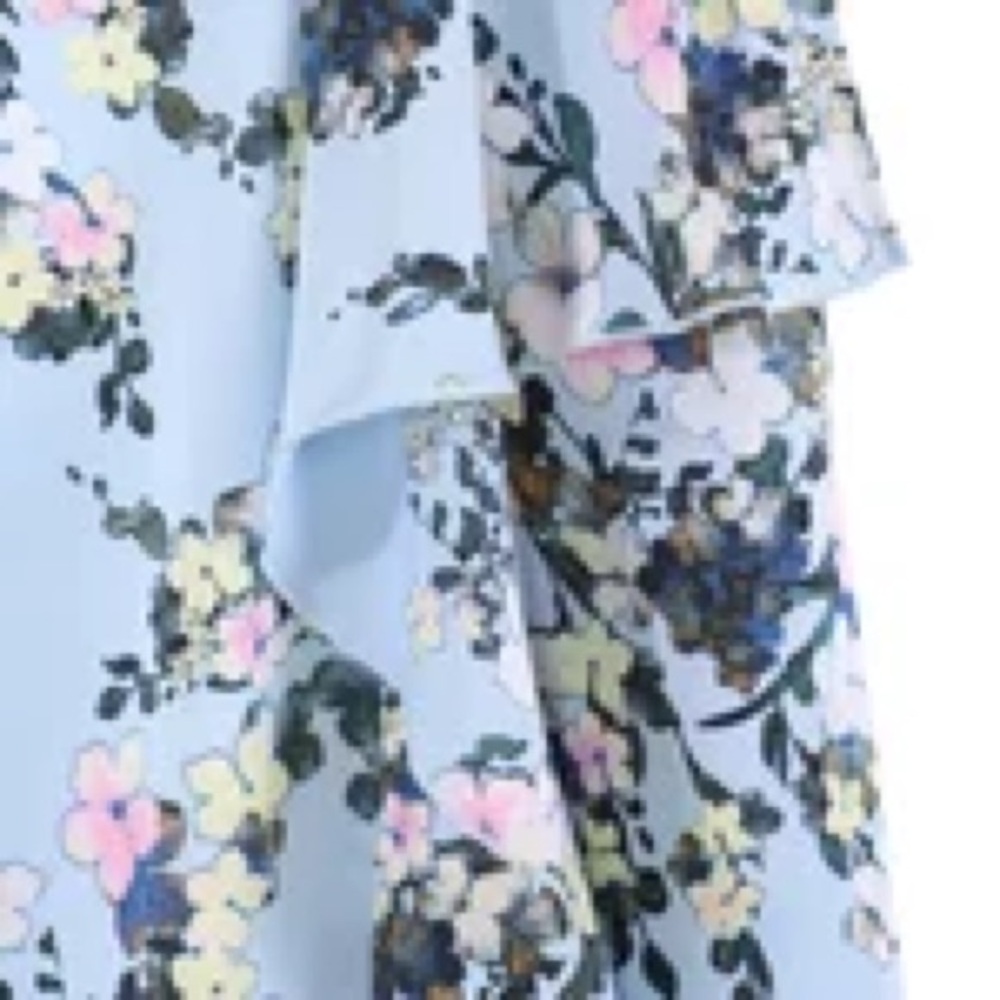 Ted Baker Women's Ruffle Floral Elastic Waistband Skirt Size Medium - Picture 6 of 7